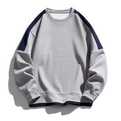 3 pcs Mens Long Sleeve Crew Neck Color Patchwork Sweatshirt