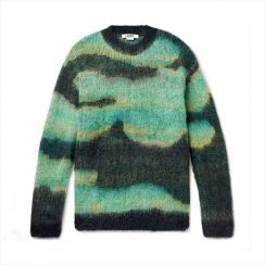 2 pcs Mens Mohair Sweater Fuzzy