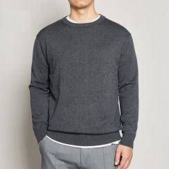 2 pcs Mens Crew Neck Thin Knitwear
