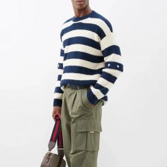 Mens Crew Neck Fashion Sweater